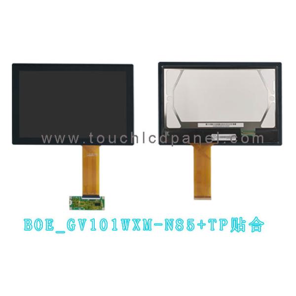 10.1" LCD Panel from BOE GV101WXM-N85 with 1280x800 Resolution and -20℃ to 70℃ Operating Temperature