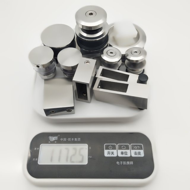 Sleek and Stylish Glass Door Hardware Kit for Modern Bathroom Sliding System