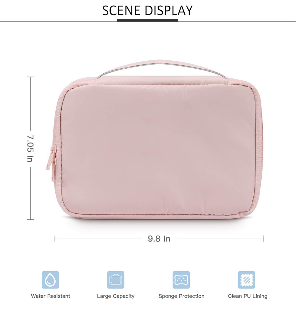 Light Water Resistant Zipper Travel Cosmetic Bags