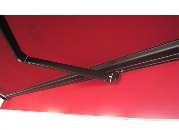 Outdoor aluminum card type retractable awning for patio, patio, shop, hotel awning