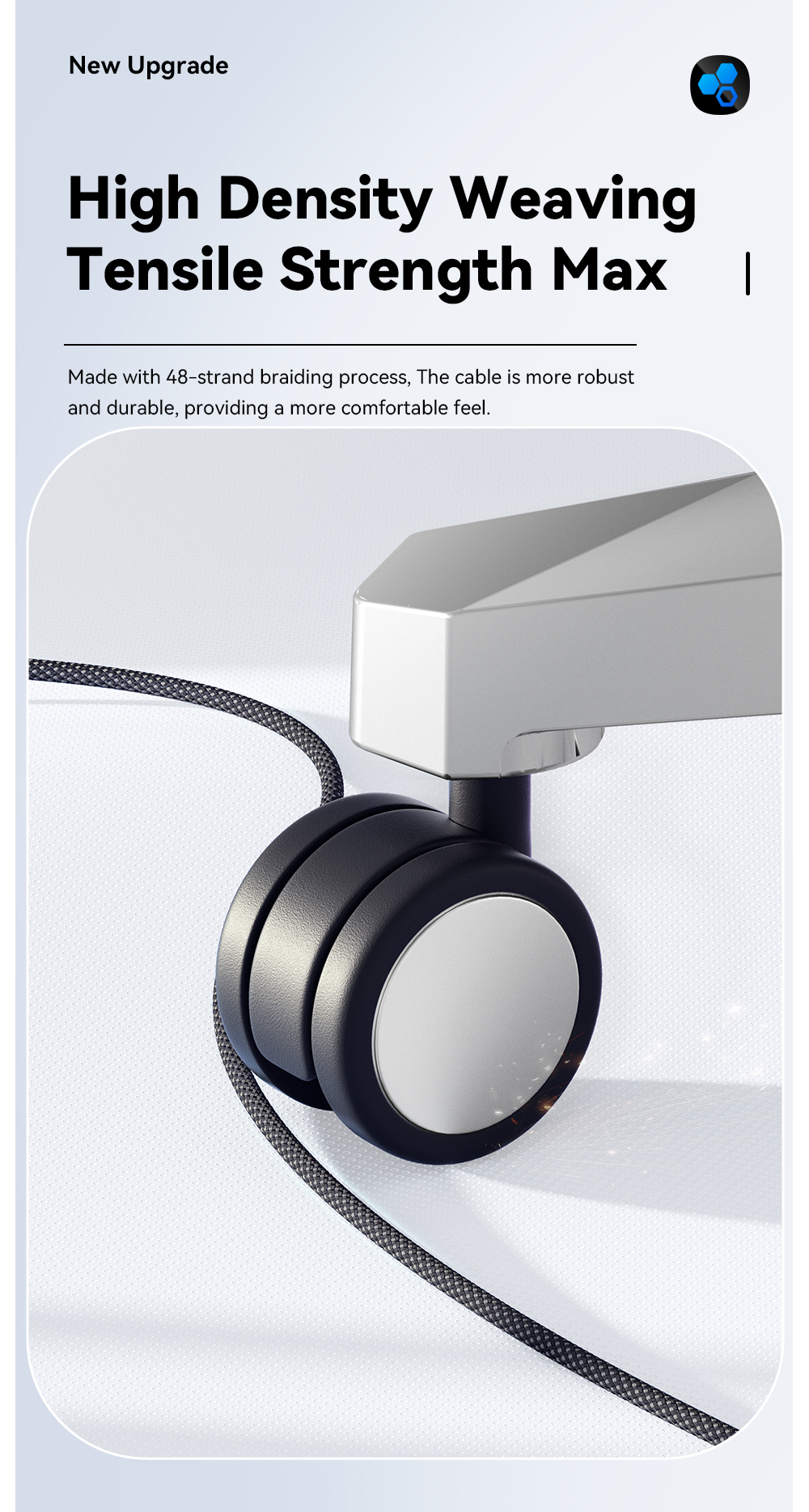 Magnetic Absorption Charging Cable Type C USB C to USB Cable 100W ES-X55 Series