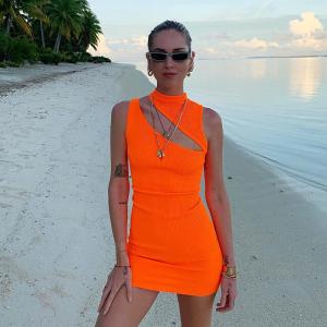 China Summer Fluorescent Mini Sexy Women Dresses wholesale