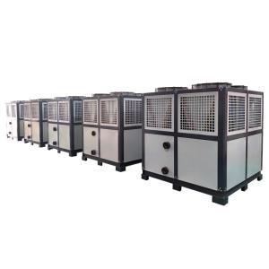 China R22 Air To Water Chiller 415V Blow Molding Chillers 120KW For Industrial Applications wholesale