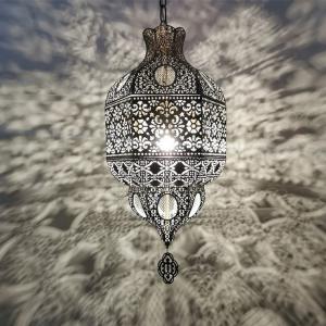 China Moroccan Hanging Lamp Arabian Lighting Flame Lustre Oriental Arabic Home Pendant Light(WH-DC-65) wholesale