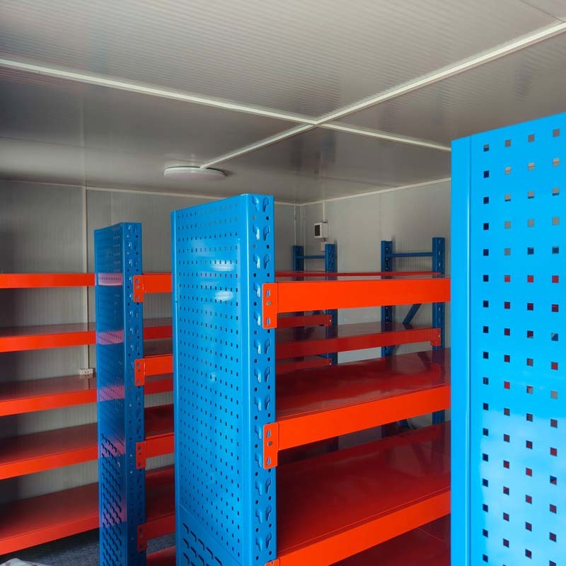 5 Shelves Customized And Adjustable Boltless Metal Shelving For Supermarket Needs