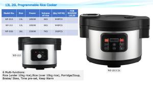 China 2.1mm Non Stick Aluminum Pot 40 Cup 11L Electric Multi Rice Cooker wholesale