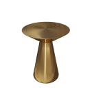 Contemporary design Round Gold stainless steel Bistro table Corner table Pub