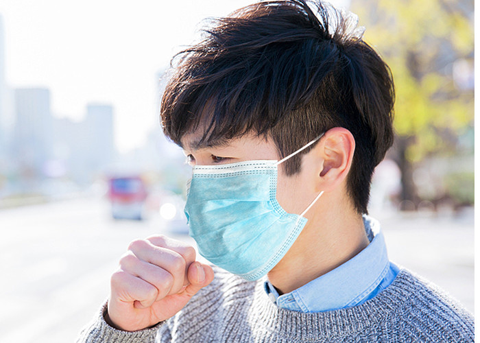 Dust Proof Non Woven Face Mask 3 Ply Antibacterial Hospital Mouth Mask
