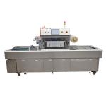 Auto Vacuum Food Tray Sealer Machine Gas Flushing Map Packaging Equipment