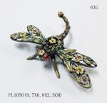 Fashion Dragonfly Metal Jewelry Box Dragonfly trinket box