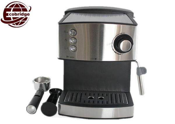 Stainless Steel Household Espresso Machine 16L 12 Cups Efficient Removable