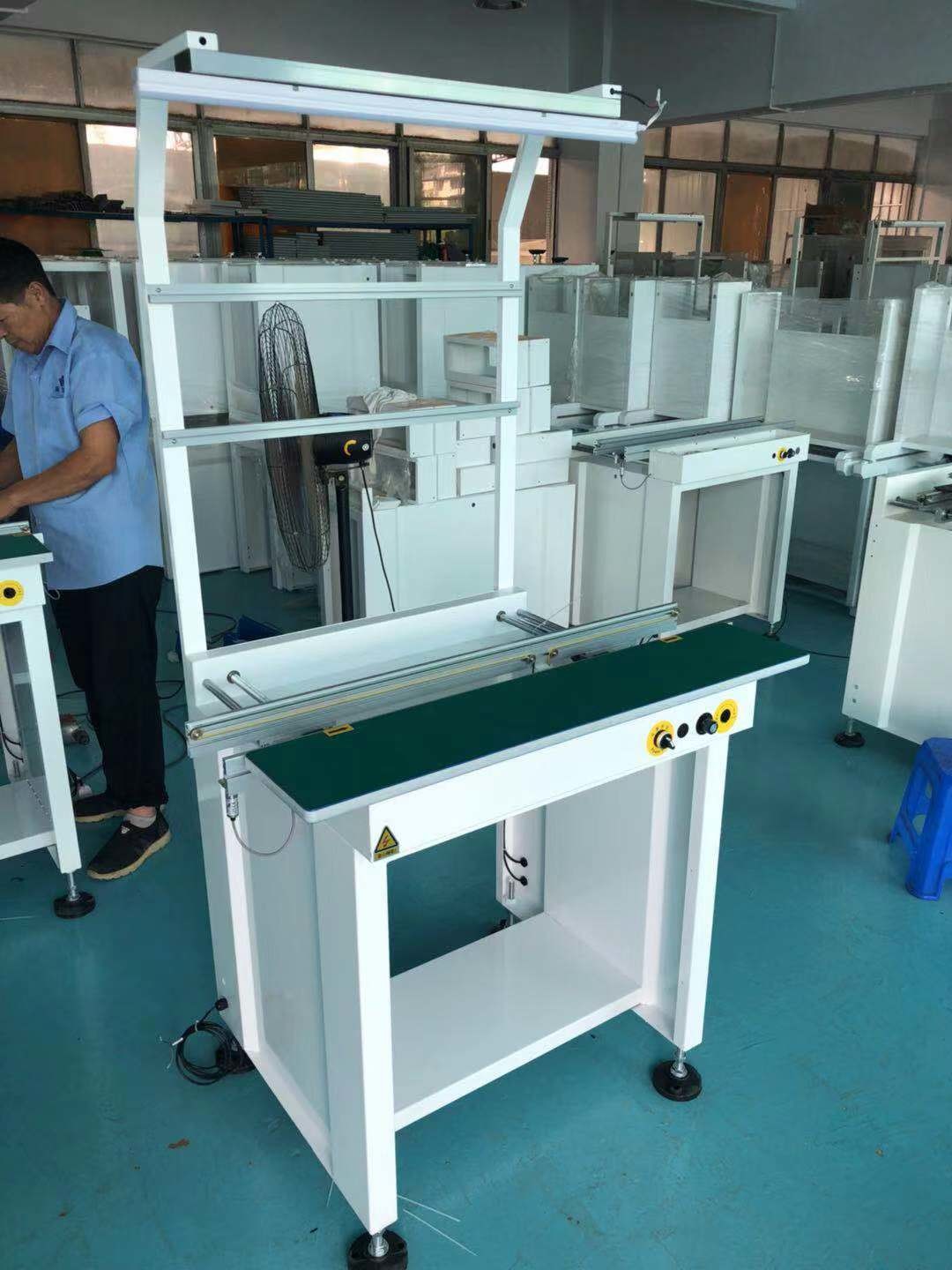 SMT Speed Adjustable PCB Inspection Conveyor PLC Control System
