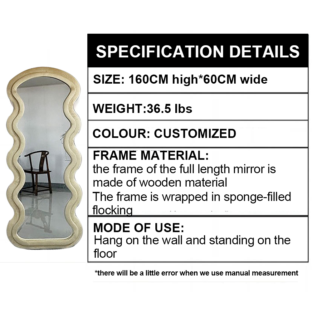 Custom Design High Grade Large Glass Mirrors for Gym and Salon Decorative Wall Decoration