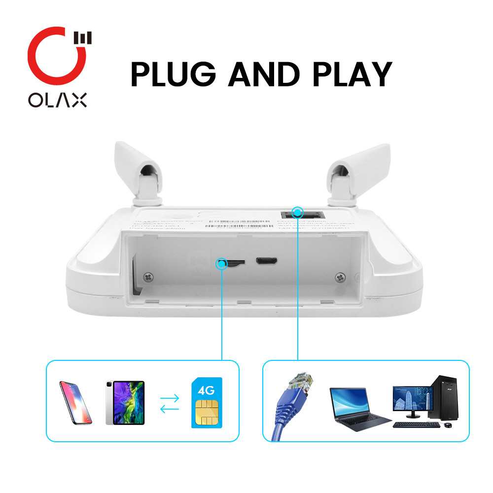 TDD/ FDD CPE Wifi Router Wireless Wifi Modem 4000Mah Big Capacity