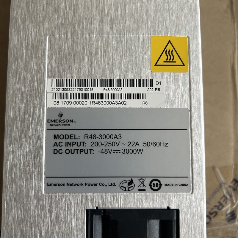 Emerson 48V 3000W Power Rectifier Module R48-3000A3 For Telecom Power Supply System Netsure 731A41