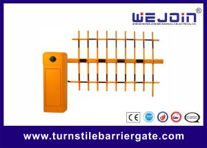 China Three Fence Parking Barrier Gate , Road Barrier Gate Arms 4m Boom Length wholesale