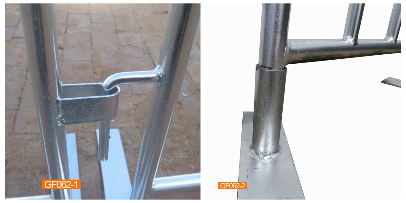 1.0m Height Crowd Control Barrier Fencing Hot Dipped Galvanized Removable Australia