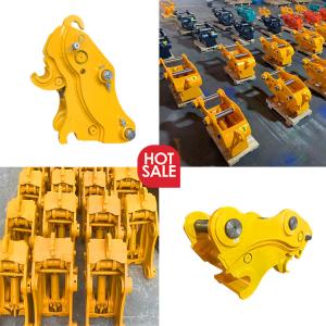 China Antirust Backhoe Quick Coupler , Hydraulic Quick Hitch For Excavator Cat Hitachi wholesale