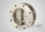Flanged Double-door Wafer Check Valve Stainless Steel Resilient & Metal Seated