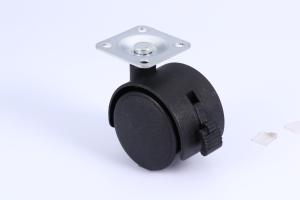 China Rustproof Practical Furniture Fitting Hardware , Wear Resistant Nylon Pulley Wheel wholesale
