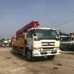 38m 140m3/H Used Truck Concrete Pump , Putzmeister Boom Pump High Efficiency
