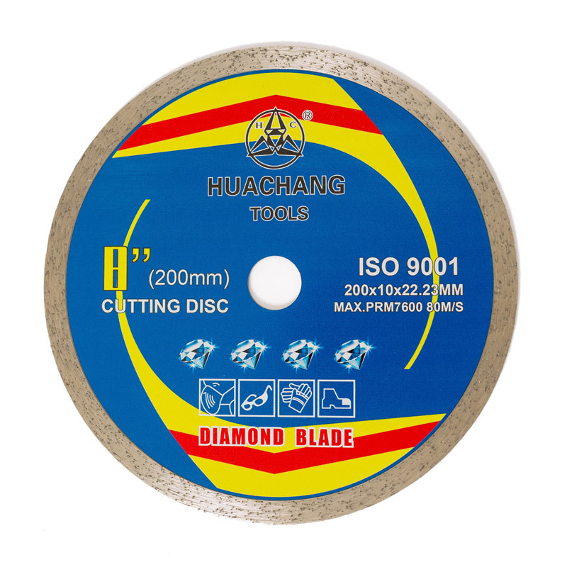 8" Diamond Grinding Wheel 200mm Diamond Tile Saw Blade Wet Glass 22.23mm Bore