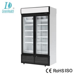 China Static Cooling Soft Drink Storage Commercial Upright Freezer With Panasonic Compressor wholesale