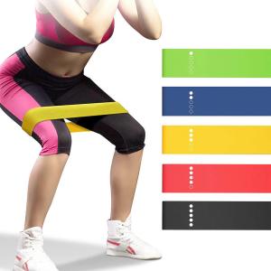 China Strength Training Fitness Rubber Bands LOGO Customized Home Workout Elastic Bands wholesale
