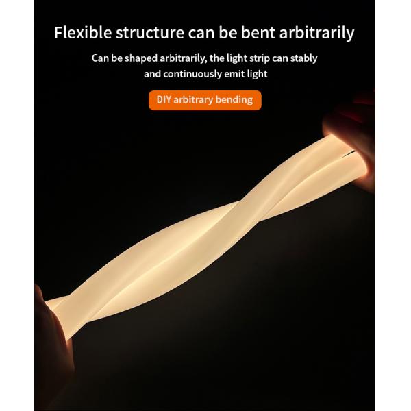 IP67 Circular Silicone LED Neon Light Strip 360 Degree LED Neon Flex Light