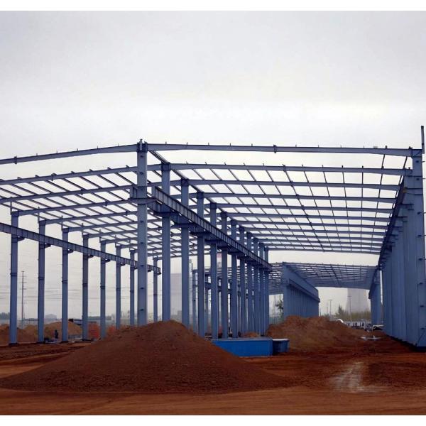 Large Span Modern Steel Frame Building Industrial Workshop Poultry House