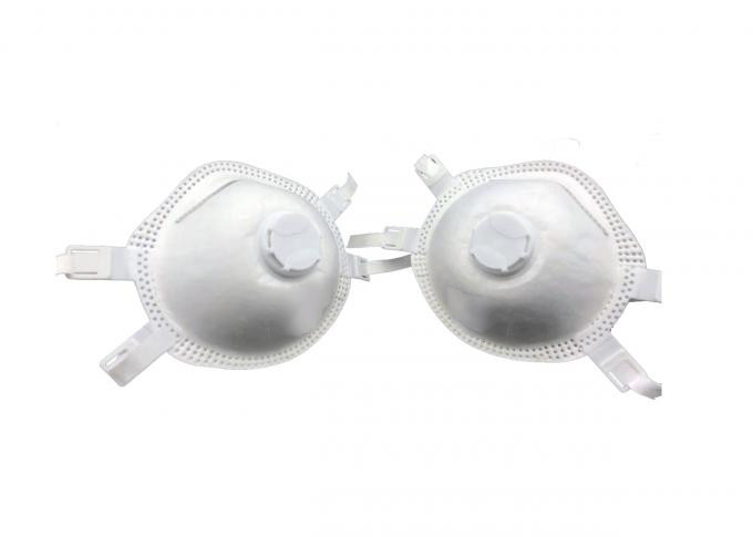 Latex Free Disposable Respirator Mask Polypropylene Outer Layer Material
