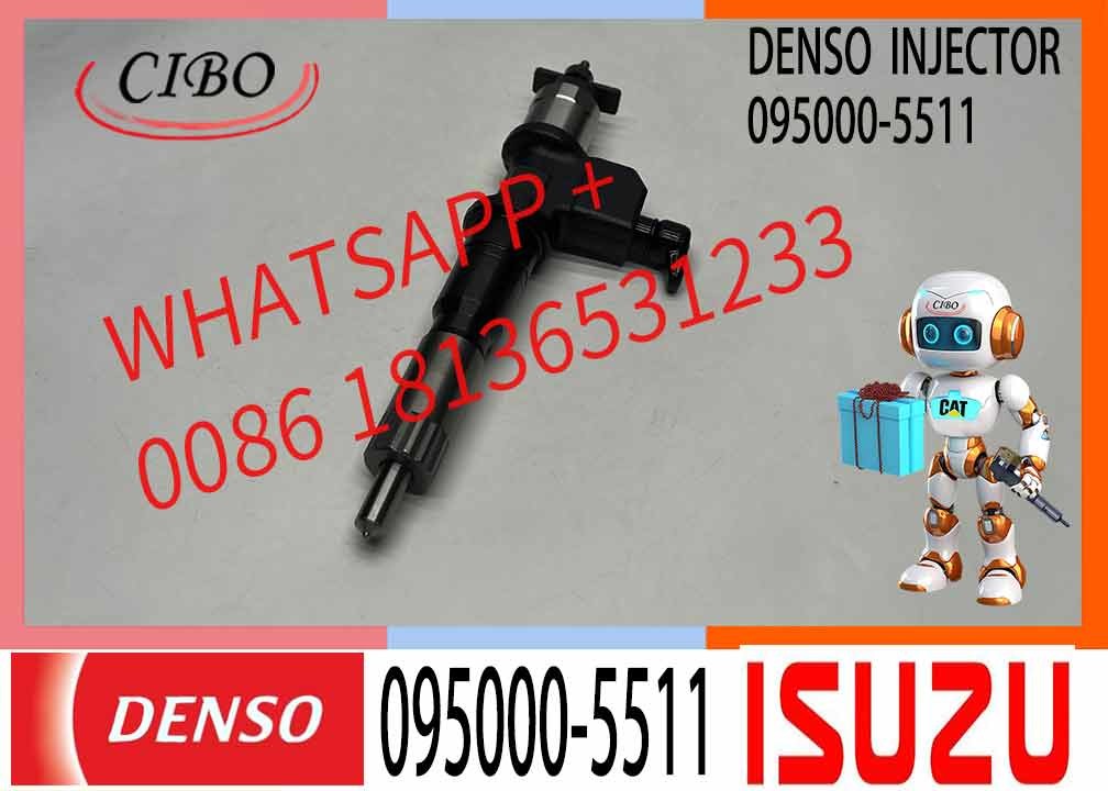 Brand New Diesel Fuel Injector Genuine Common Rail Injector 095000-5511 8-97603415-1