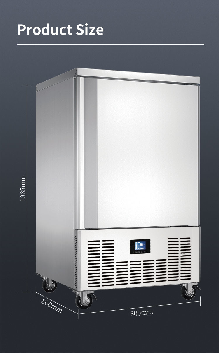 Stainless Steel Blast Freezer Chiller Rapidly Freezing Commercial Food Blast Chiller