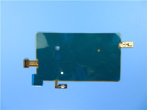 Polyimide Stiffener 2 Oz Copper 4 Layer Flex PCB Reducing the volume