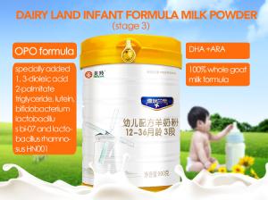 China 0-6 Months Baby Formula Goat Milk Powder Newborn Milk Powder 800g Dairy Land wholesale