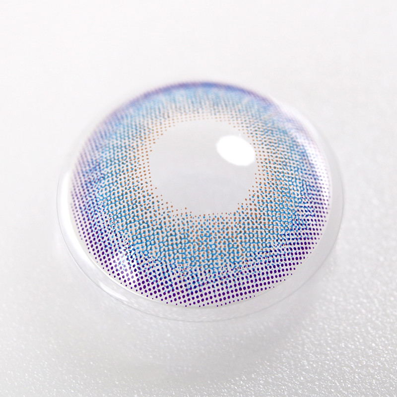 Beautiful Cosmetic 14.5 Mm Contact Lenses Dark Grey Colour