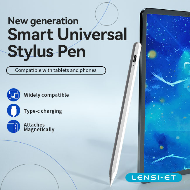 Smart Universal Drawing Active Stylus Pen White Palm Rejection Android Tablet Magnetic Stylus Pen