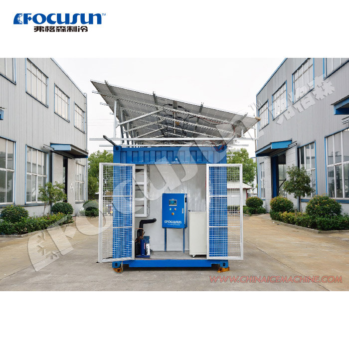 Solar Energy Powered Walk-In Cold Storage Container for Refrigerated Storage Solutions