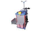 Adjustable Hospital Medical Crash Cart With ABS Plastic Top Board