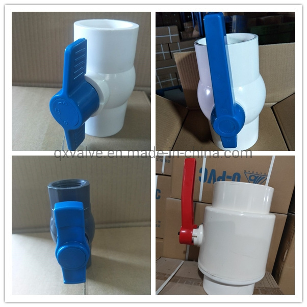 PVC Compact Ball Valve for Water Supply with  Seat Seal