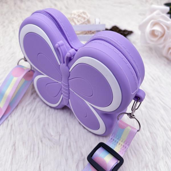Cute Butterfly Crossbody Bag Toddler Cross Body Purse Wallet Shoulder Bags Handbag Crossbody Purses Coin Purse For Kids