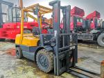 Isuzu Diesel Engine Forklift Truck , TCM 3T Used Manual Forklift Truck