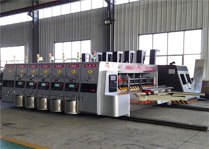 2colors Cardboard Paper 415V Corrugated Box Printing Machine Flexo Carton Slotting
