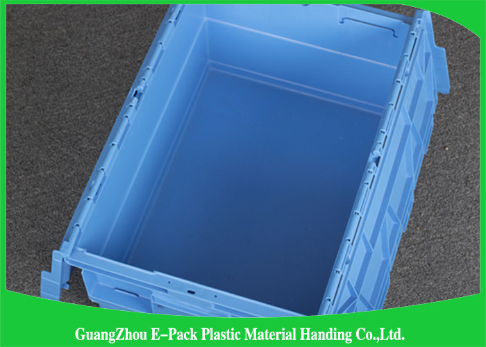 Standard Plastic Attached Lid Containers Foldable Large Distribution For Industry