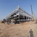 Durable Industrial Steel Buildings Powder Coated Prefab Metal Building