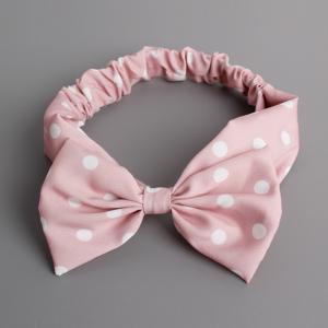 China Fabric Satin Silk Elastic Bow Hair Tie Custom wholesale
