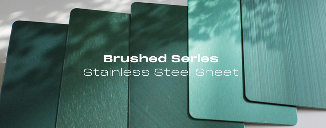 JIS PVD Gold Plated Brushed Stainless Steel Sheet 2mm 304 Hairline Stainless Steel Plate