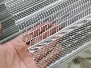 China Industrial Rib Metal Lath 100mm 150mm Distance Flat Rib Lath wholesale