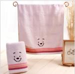 Cheap fanny 100% cotton face custom embroidered towels in bulk