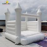 Wedding Inflatable Bouncy Castle Bed Jumper 13X13 White Bounce House